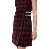 Vestito donna corto a quadri