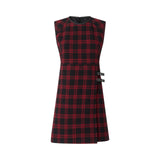 Vestito donna corto a quadri