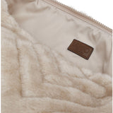 Borsa donna grande in pelliccia sintetica