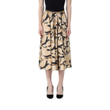 Gonna donna Elisabetta Franchi in cotone stampato