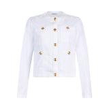 Giacca donna con bottoni logati