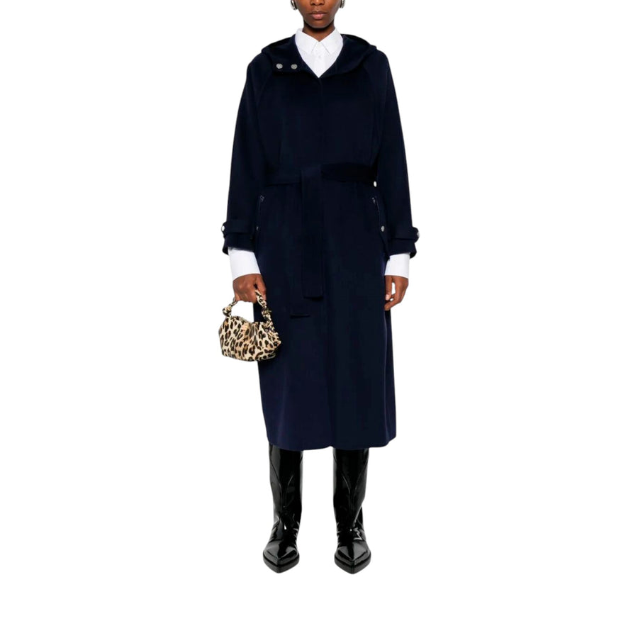 Cappotto donna Pinko con cappuccio e cintura