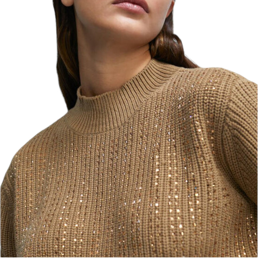 Maglia donna con strass