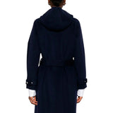 Cappotto donna Pinko con cappuccio e cintura