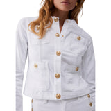 Giacca donna con bottoni logati