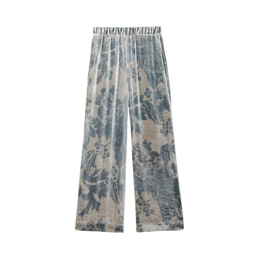 Pantalone donna palazzo stampato