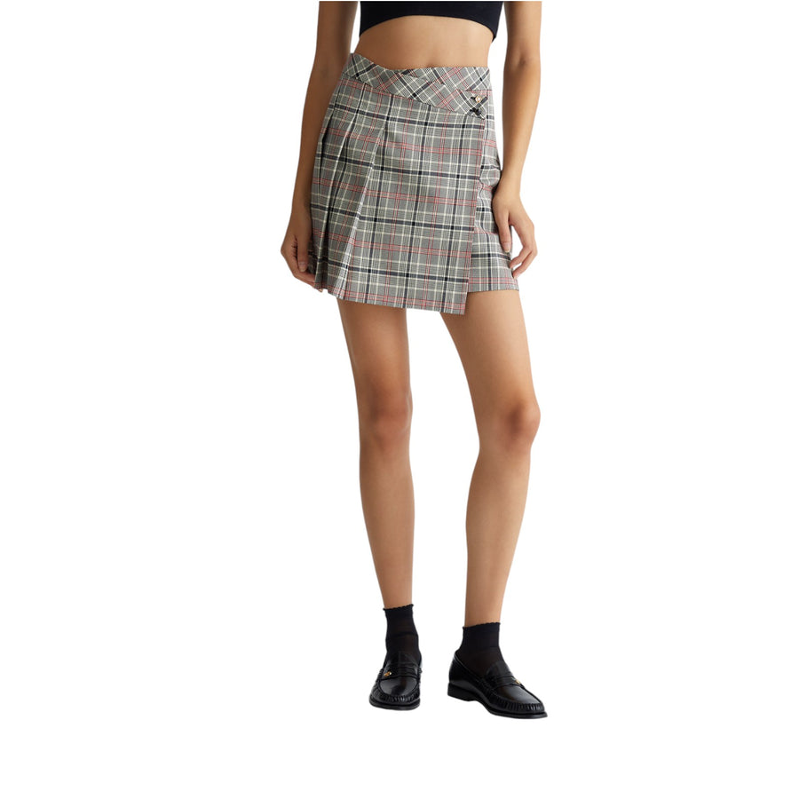 Minigonna donna in tartan