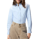 Camicia donna boxy in popeline