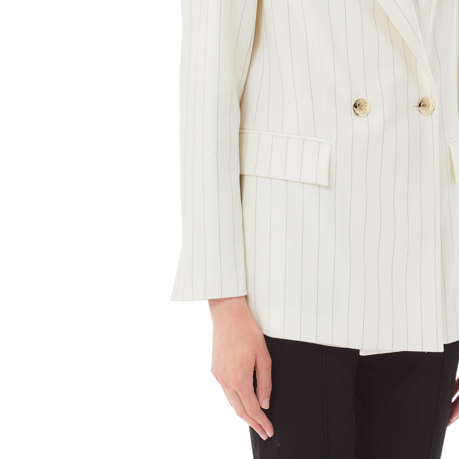 Blazer donna check doppiopetto