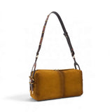 Borsa donna a spalla media Keeper Bag in suede effetto spray