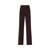 Pantaloni donna a palazzo tinta unita