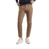 Pantaloni Chinos Uomo Slim-fit Goffrato QB24