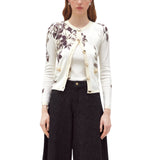 Twin-set donna in maglia di viscosa stampata