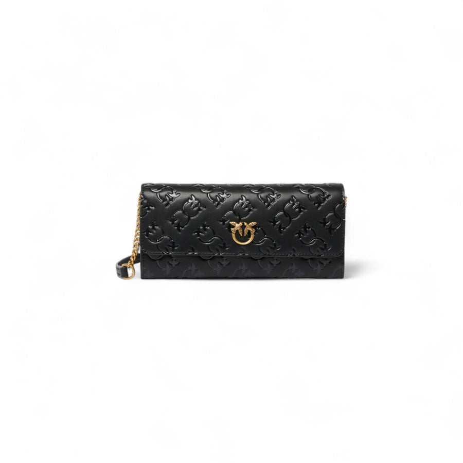 Portafoglio donna rettangolare in pelle Monogram con tracolla