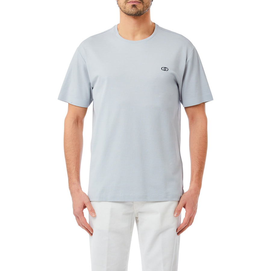 T-shirt uomo basica con logo Liu Jo