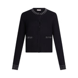 Giacca donna in maglia con strass