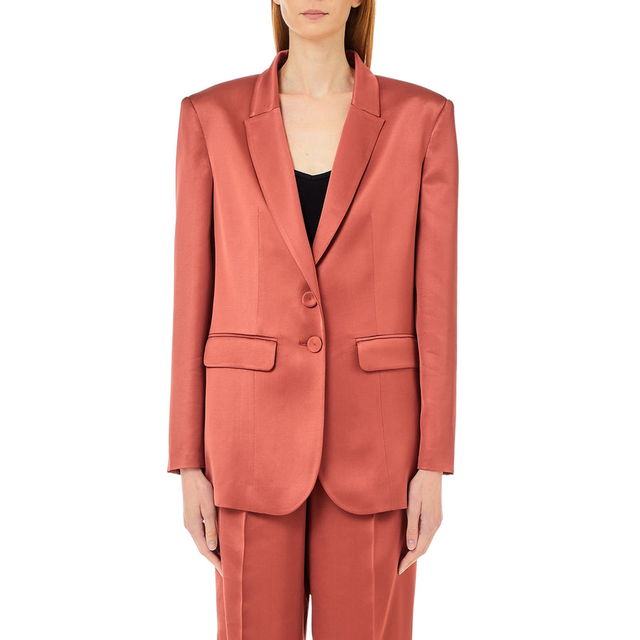 Blazer donna da completo in raso