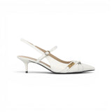 Slingback  donna on cinturini e applicazioni gioiello