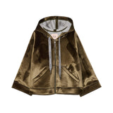 Felpa donna in velluto