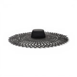 Cappello donna in cotone laser-cut