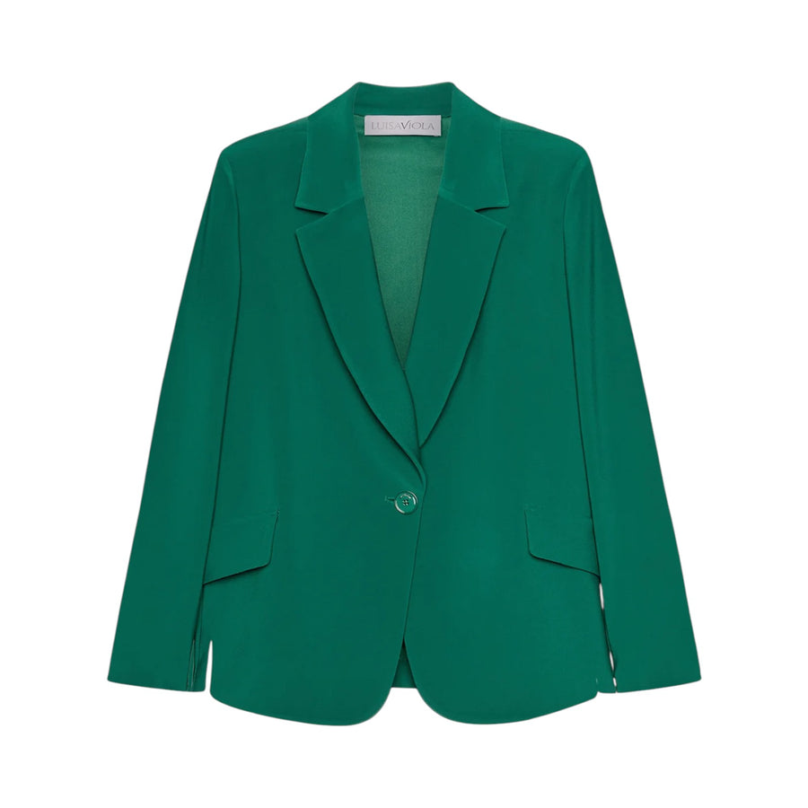 Blazer donna in compatto stretch