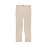 Pantaloni donna kick flare in drill
