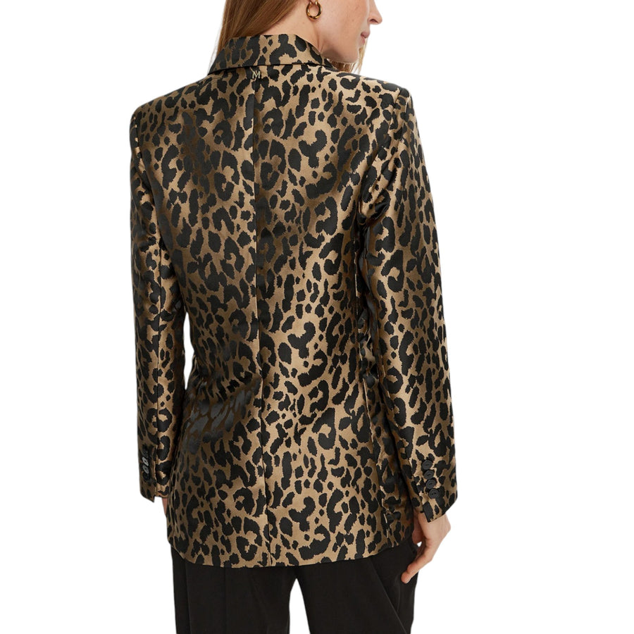 Giacca donna jaquard animalier