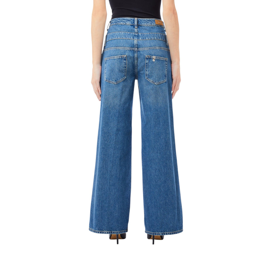 Jeans donna con doppia chiusura