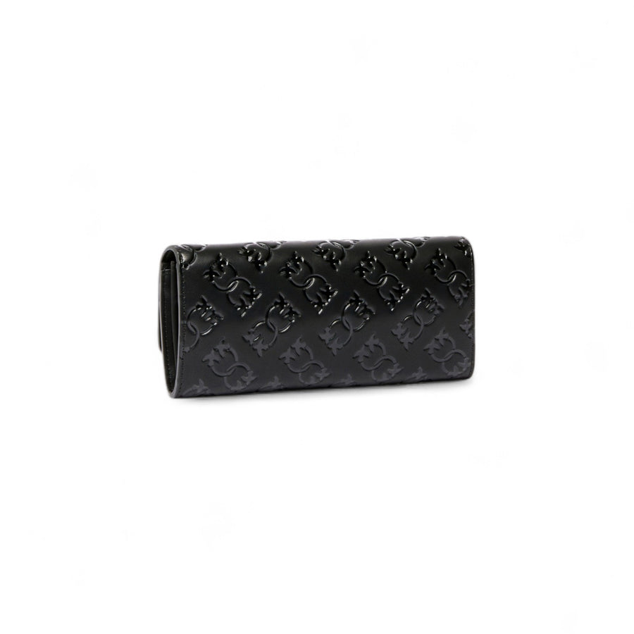 Portafoglio donna rettangolare in pelle Monogram con tracolla