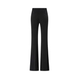 Pantaloni donna flare-fit in punto stoffa