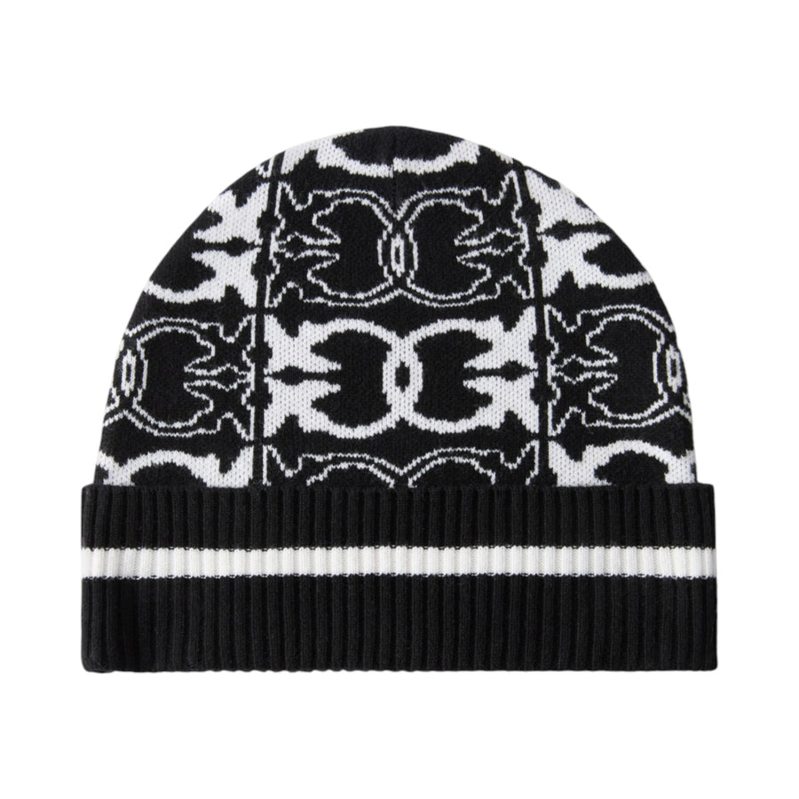 Berretto donna con logo jacquard