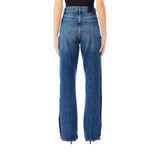 Jeans donna con dettagli in pizzo