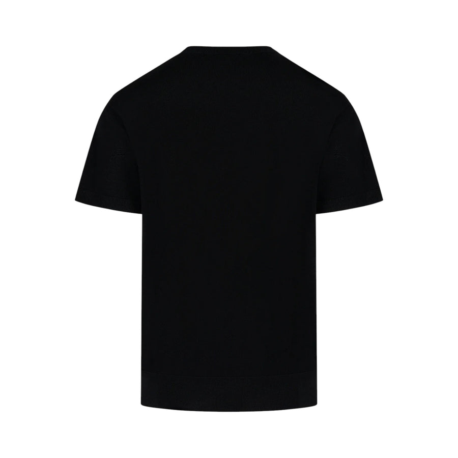 Maglia uomo manica corta in lana merinos e cashmere