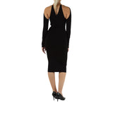 Abito donna in misto viscosa con snake gioiello