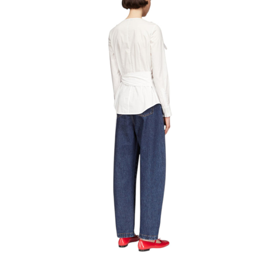 Jeans donna gamba larga