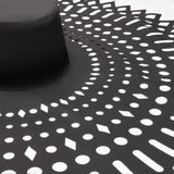 Cappello donna in cotone laser-cut