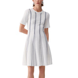 Abito donna corto in maglia