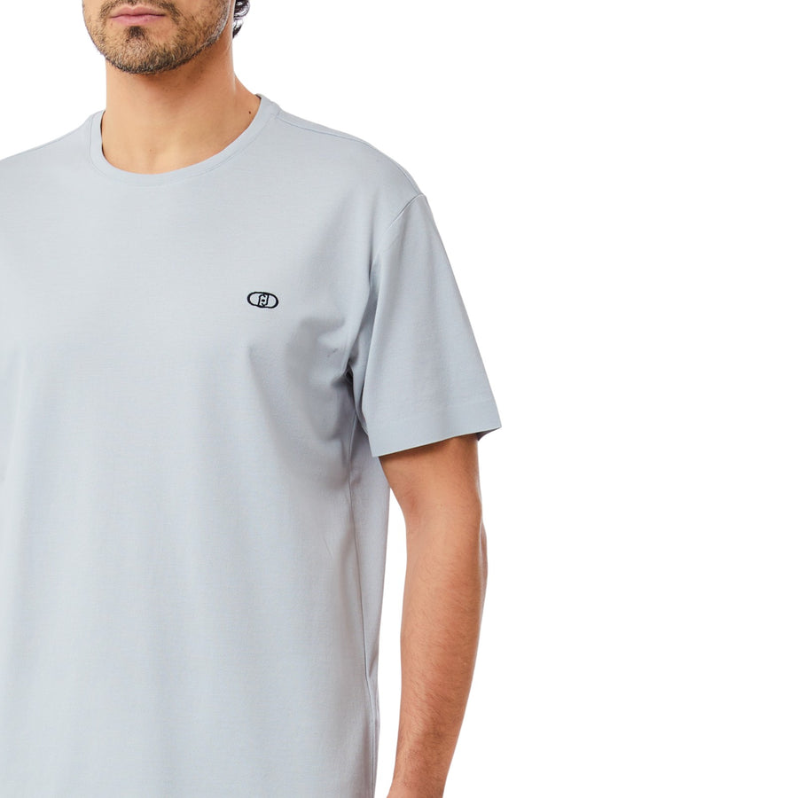 T-shirt uomo basica con logo Liu Jo