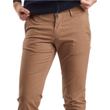 Pantaloni Chinos Uomo Slim-fit Goffrato QB24