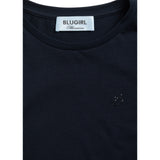 T-shirt donna regular in jersey con logo