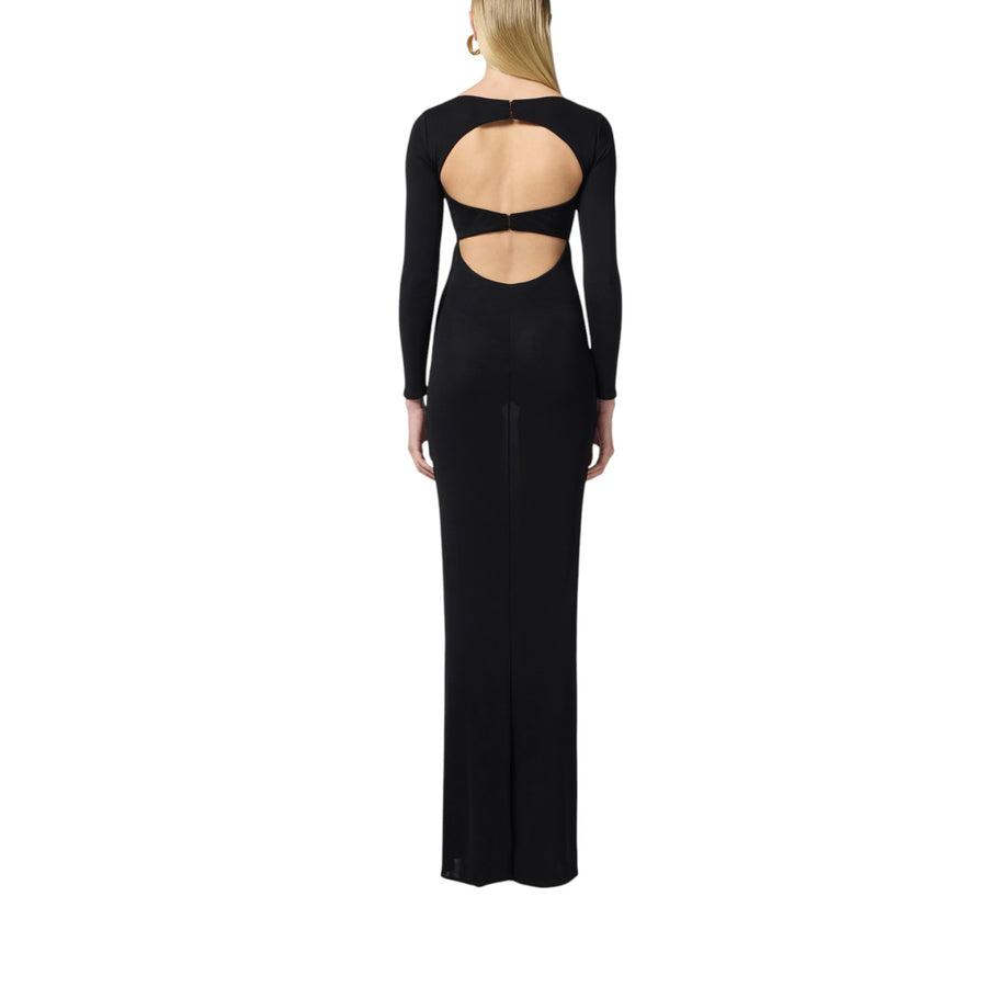 Abito donna Red Carpet in jersey con fermanodo gioiello