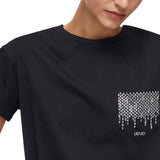 T-shirt donna con tasca gioiello