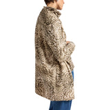 Cardigan donna lungo animalier