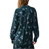 Camicia donna in raso stampato