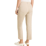 Pantaloni donna kick flare in drill