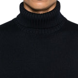 Maglione uomo in lana a collo alto