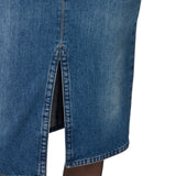 Gonna donna in denim e neoprene