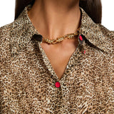 Camicia donna animalier