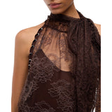 Top donna con schiena scoperta