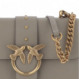 Borsa donna a tracolla piccola Love Bag One in pelle